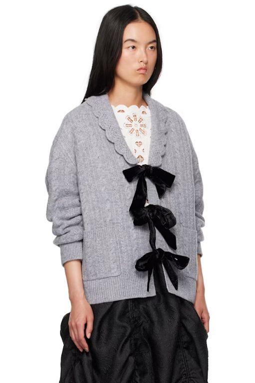 SEA NY 그레이 마리엘라 가디건 AW24 118 TP839761038