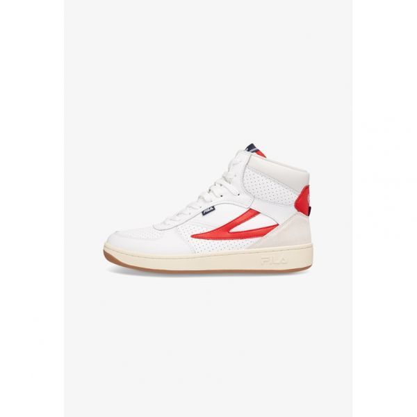 우먼 휠라 SEVARO 미드 - 하이탑 스니커즈 운동화 - white/fila 레드 6961716
