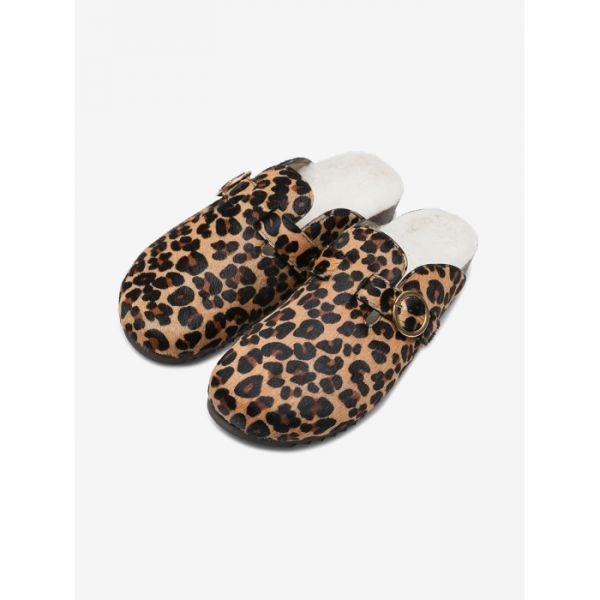 BENSIMON BENSIMON LIMITED MULE CASUAL LEOPARD