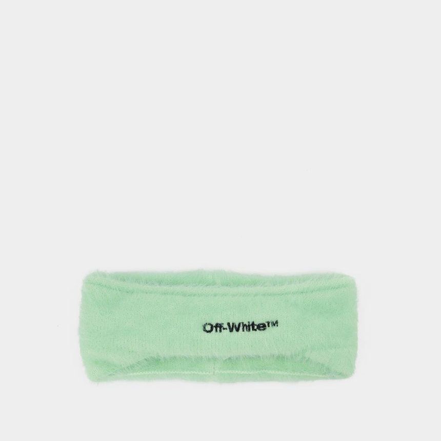 오프화이트 모자 OWLA022F22KNI0015110 MINT BLACK green