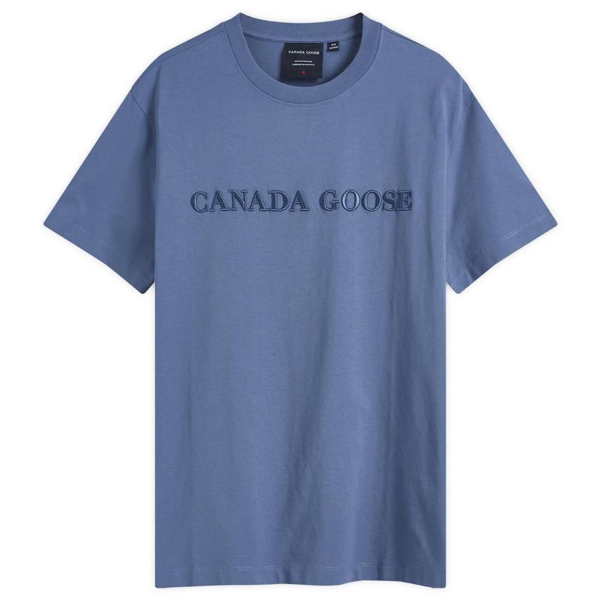 캐나다구스 Canada Goose Embroidered Wordmark Emersen T Shirt 1420M2-222