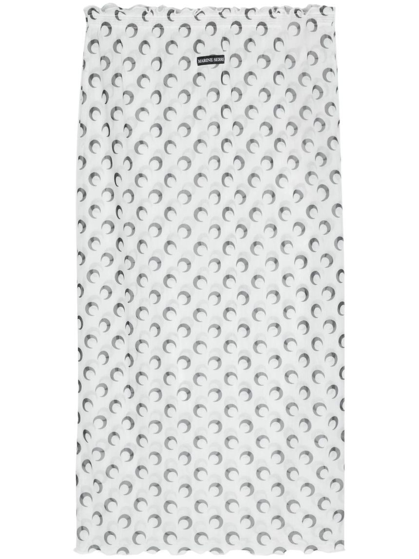 마린세르 Crescent Moon Sheer Skirt 23885745 / WSK084A