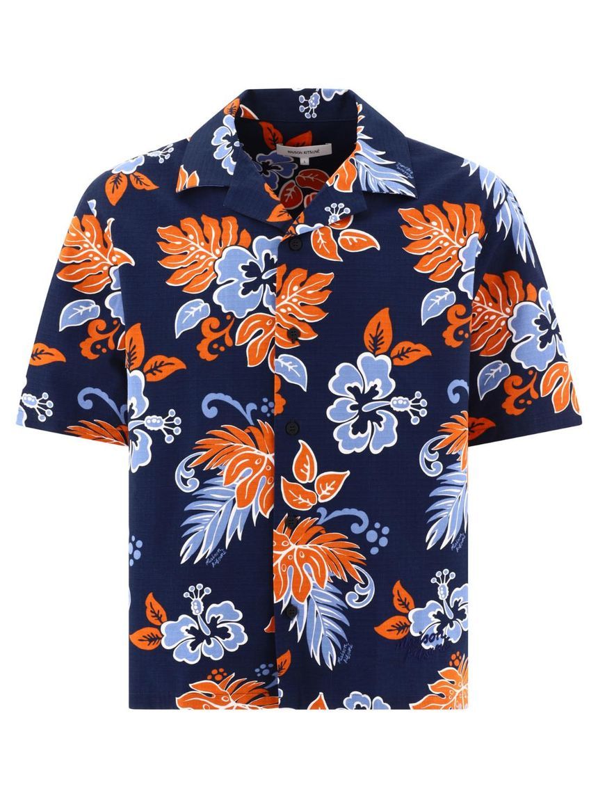 메종 키츠네 MM00402WW4016O492 Resort shirt