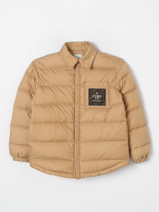 24FW 키즈 펜디 코트 JMA312AS56 F1F4G Beige