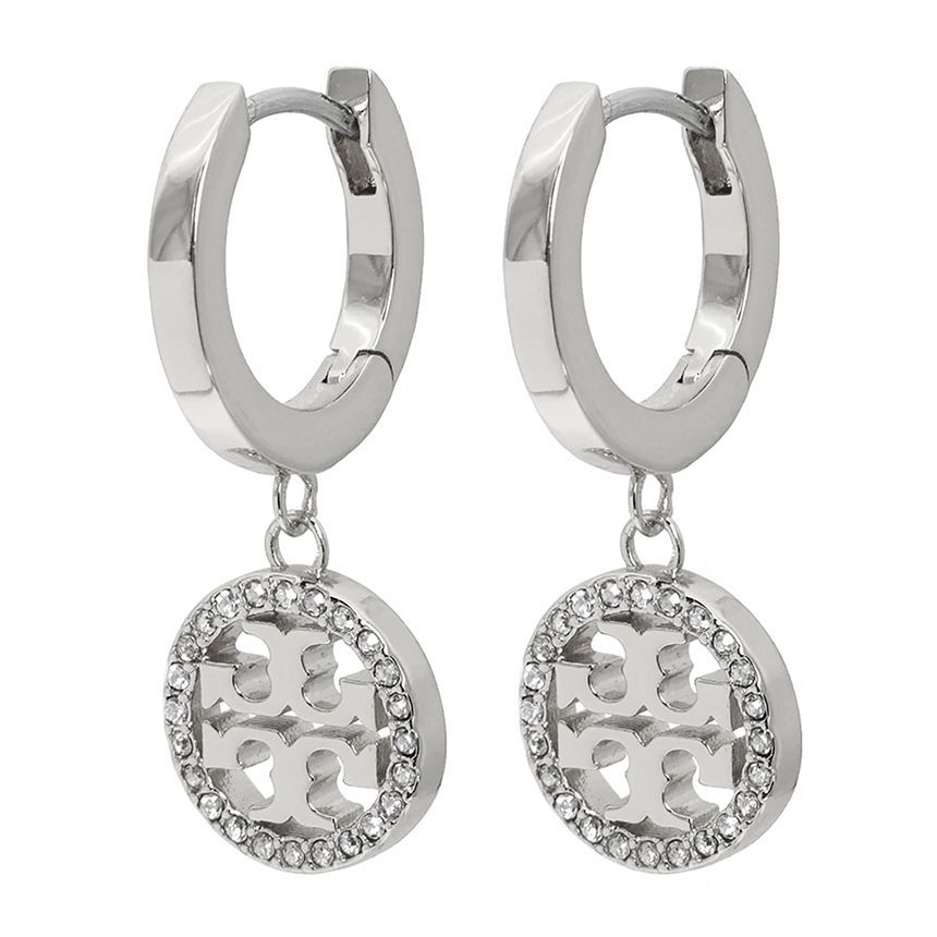 ピアス Tory Burch SS25 Miller Pave Huggie Hoop Earring (87041 042) Tory Burch Miller Pave Huggie Earrings 87041 042 39796006 | eBay