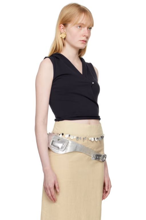 [GIMAGUAS]Navy Cati Tank Top 241776F111025