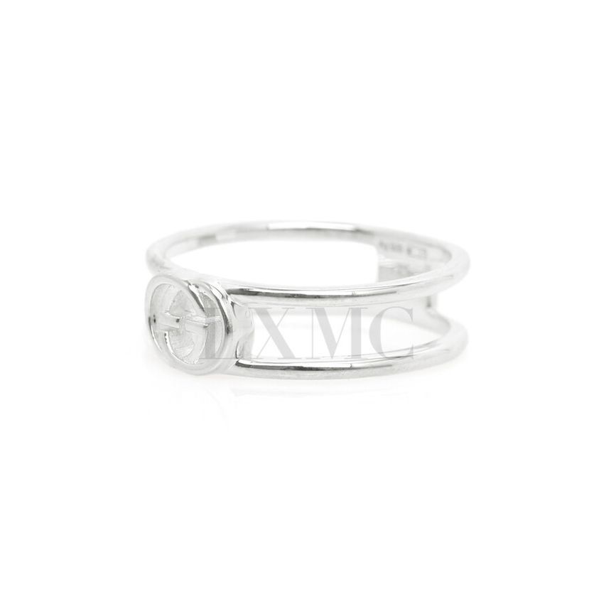 Fusion white gold centre ring with sapphires | Georg Jensen