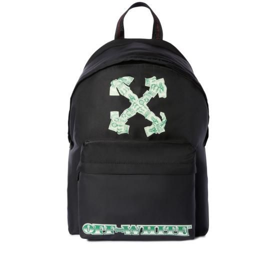 25SS 오프화이트 백팩 OMNB123S25FA B003 1057 BLACK GREEN