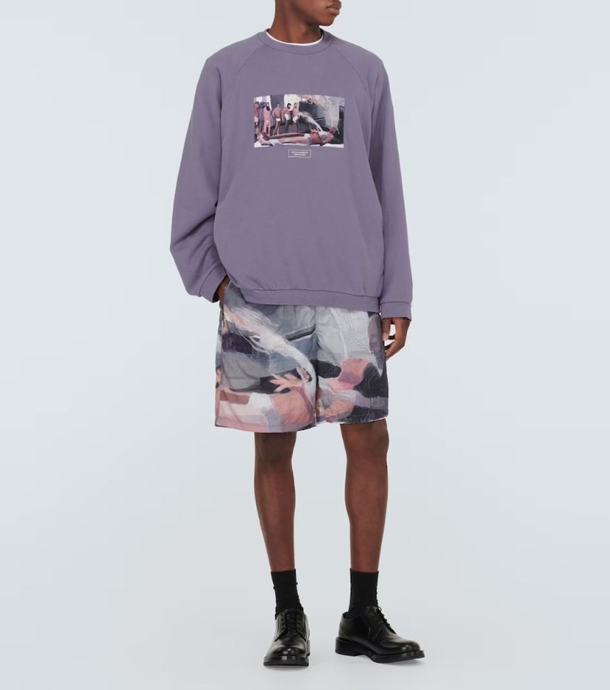 [NB04] 언더커버 남성 숏팬츠 x Helen Verhoeven printed shorts P00909239