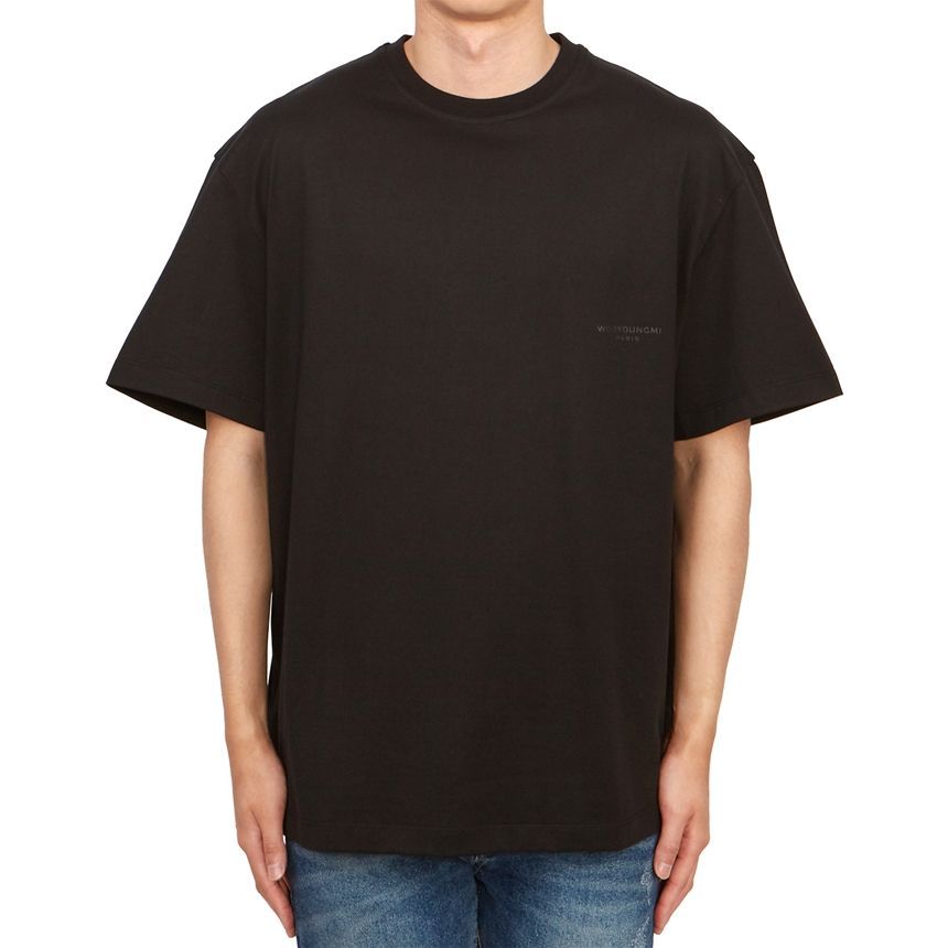 Wooyoungmi Men's Short Sleeve T-Shirt W241TS02716B 94678854