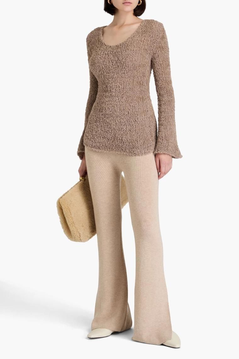 바이 말렌 비르거 Pelira open knit cotton blend sweater 1647597351976434