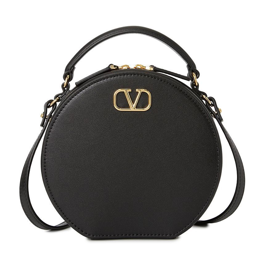 VALENTINO｜ (5W0P0AC2 MIM 0NO / 5W2P0AC2 MIM 0NO) Valentino V Logo Signature Women's Crossbody Bag P0AC2MIM