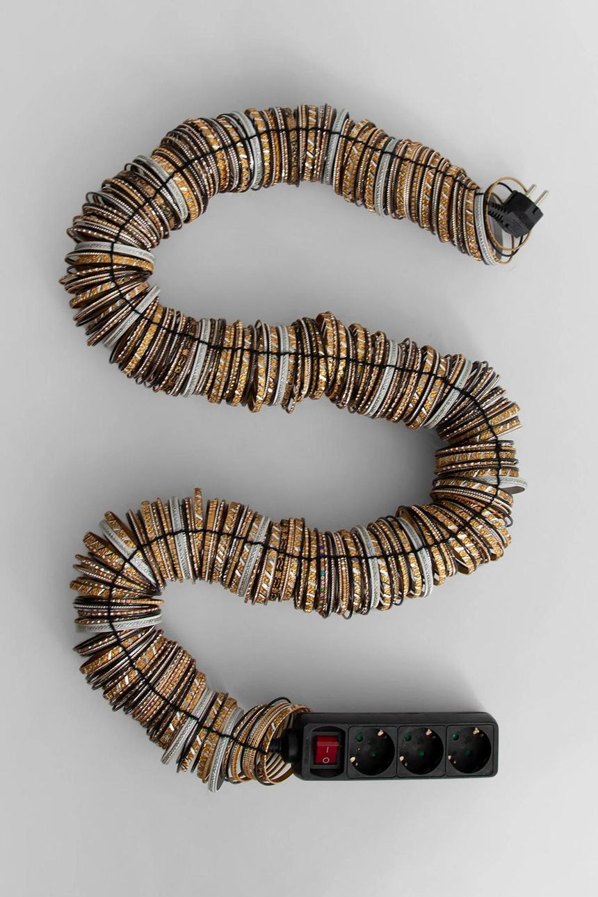 [H71]BLESS multiplugbangles black 라이프 리빙 시계 러그 소품 잡화 타월 로고 BLESS BLESS UNISEX MULTICOLOR HOME   LIFESTYLE