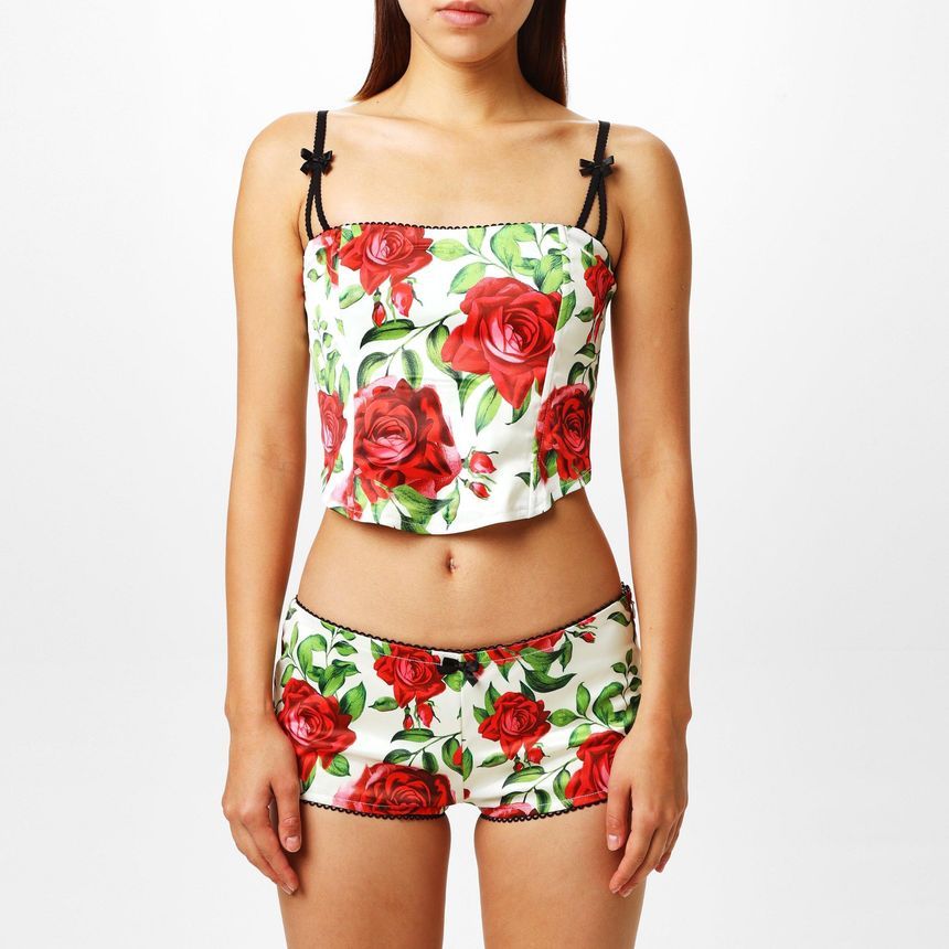 [NB20] Jaded London 여성 탑 Scarlet Satin Corset Top 333771