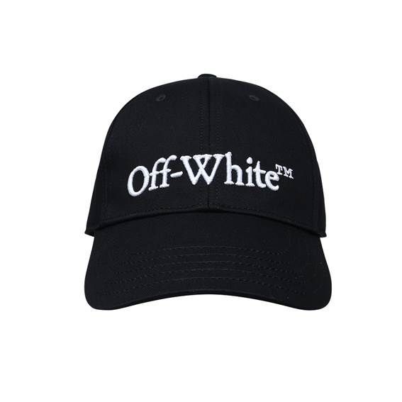 오프화이트 24FW OMLB052C99FAB001 1001 로고자수 볼캡 모자 OFF-WHITE