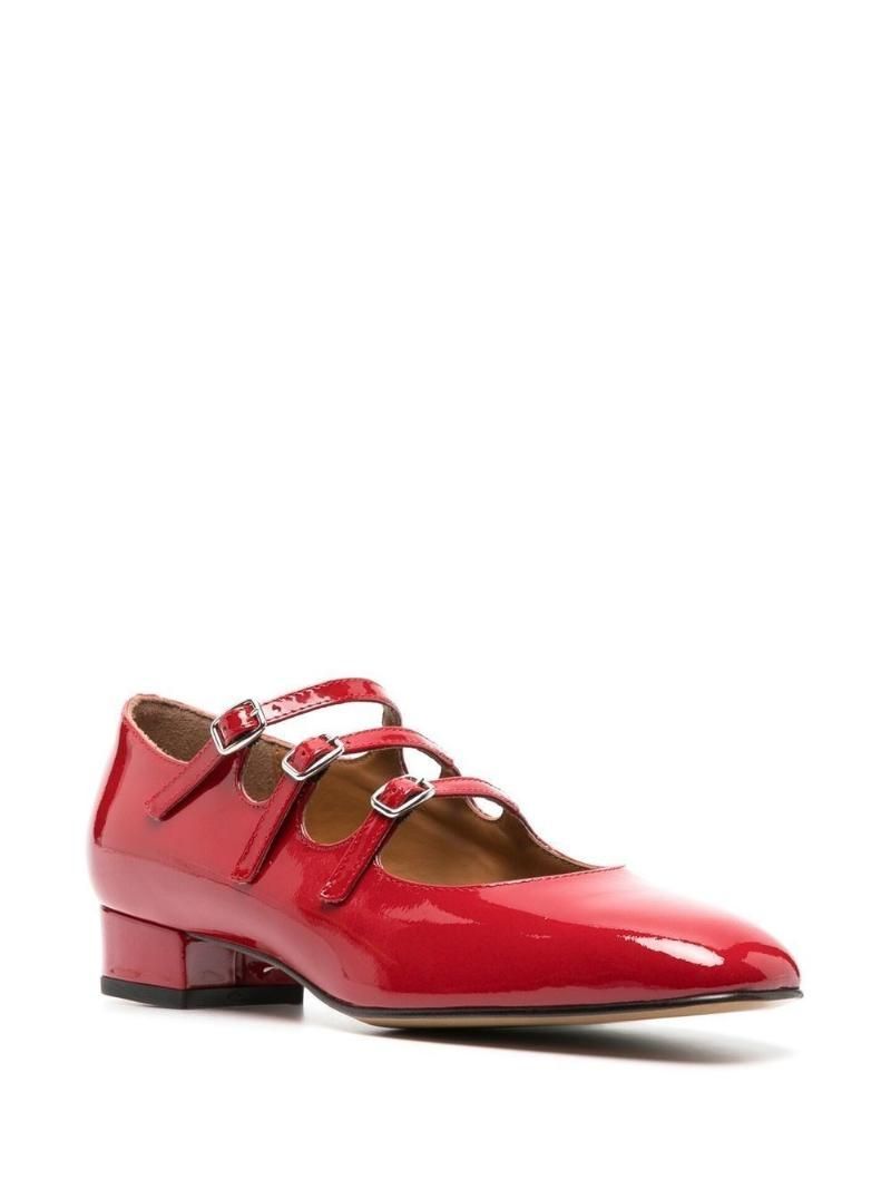 Carel paris ARIANA/2906 RED PATENT LEATHER MARY JANE PUMPS