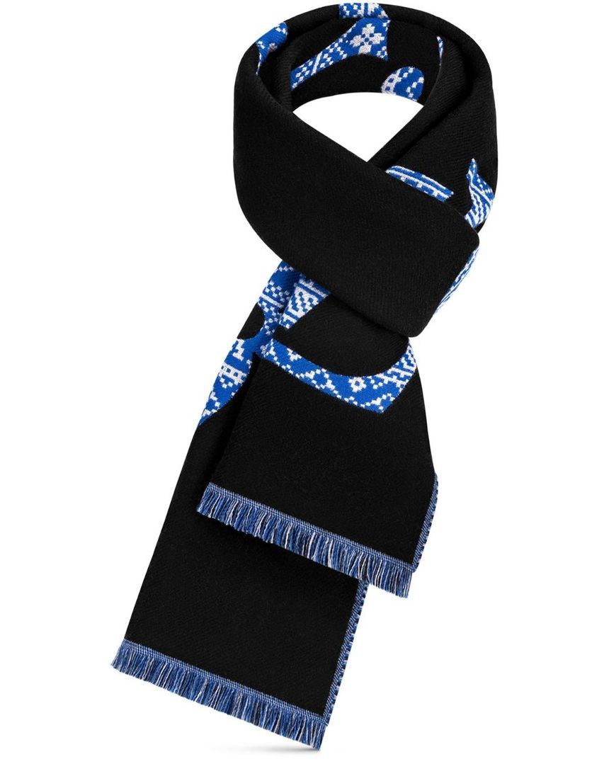 25 SS 루이비통 남성 Monogram Two Sided Scarf bright blue LVU35PX3BLUZZZZZ00 TP817675388