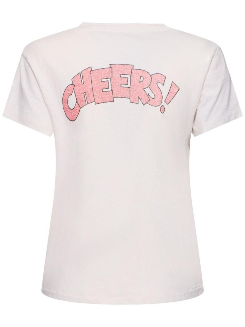 [NB14] 리던 여성 티셔츠 Classic Cheers printed jersey t shirt 81I-5BP009