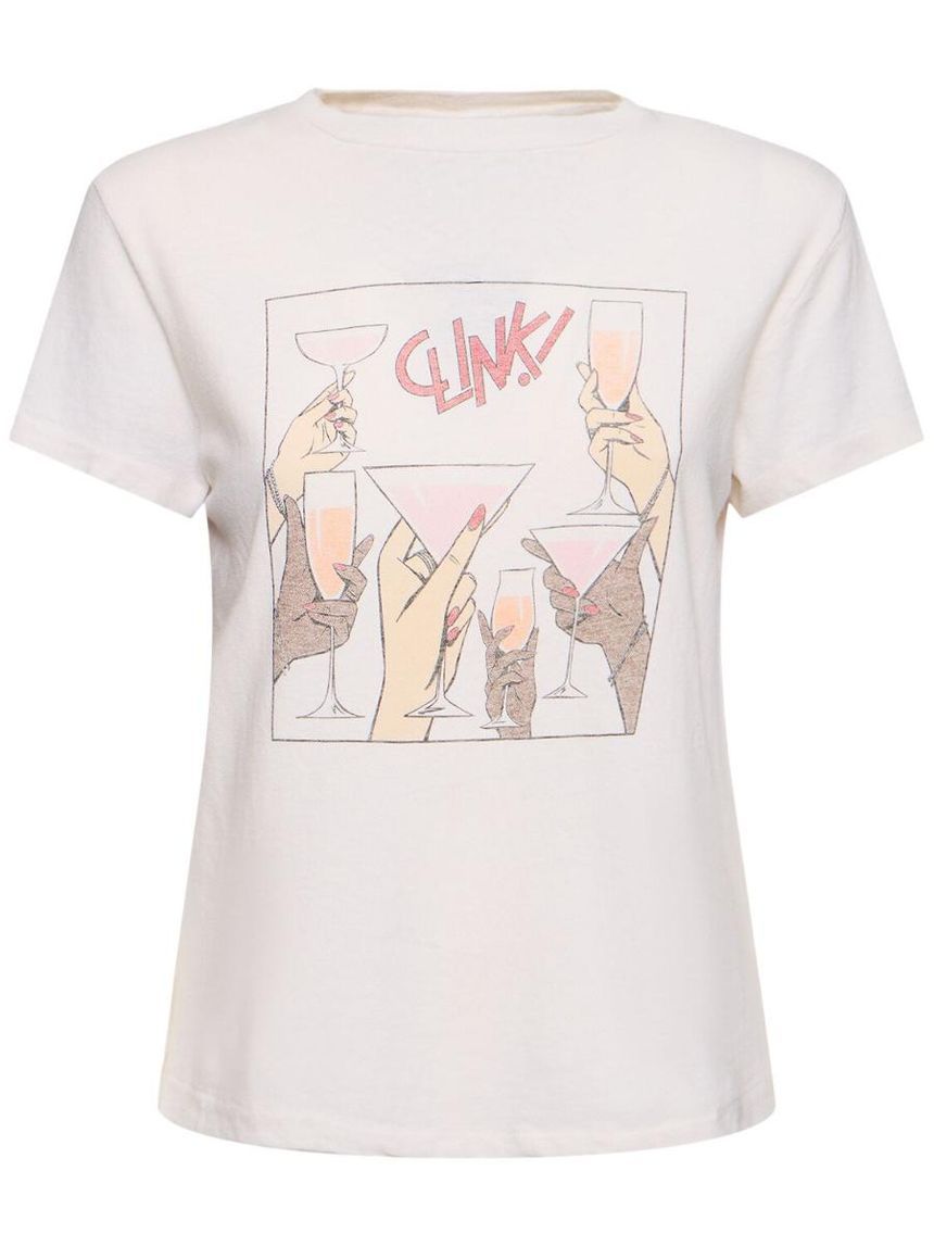 [NB14] 리던 여성 티셔츠 Classic Cheers printed jersey t shirt 81I-5BP009