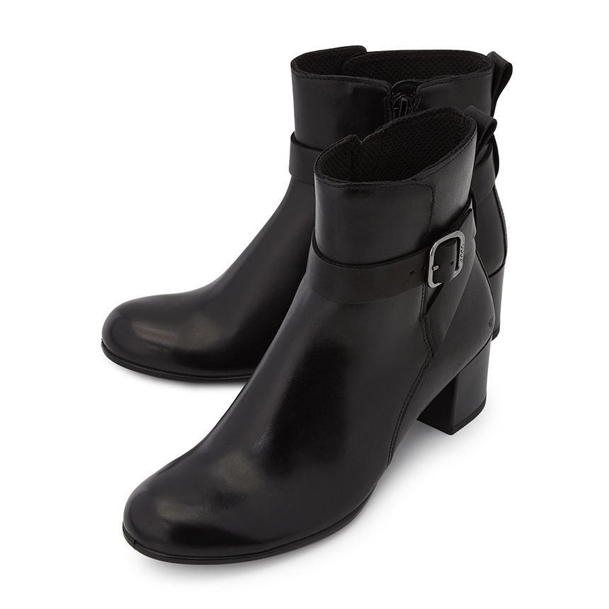 ECCO｜BOOTS (DRESS CLASSIC (209913-01001)) Women's ECCO® Dress Classic 35 Leather Ankle Boot | Black