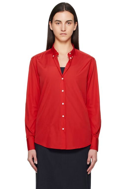 [FLORE FLORE]Red Casta Shirt 251924F109010