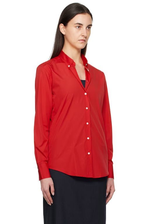 [FLORE FLORE]Red Casta Shirt 251924F109010