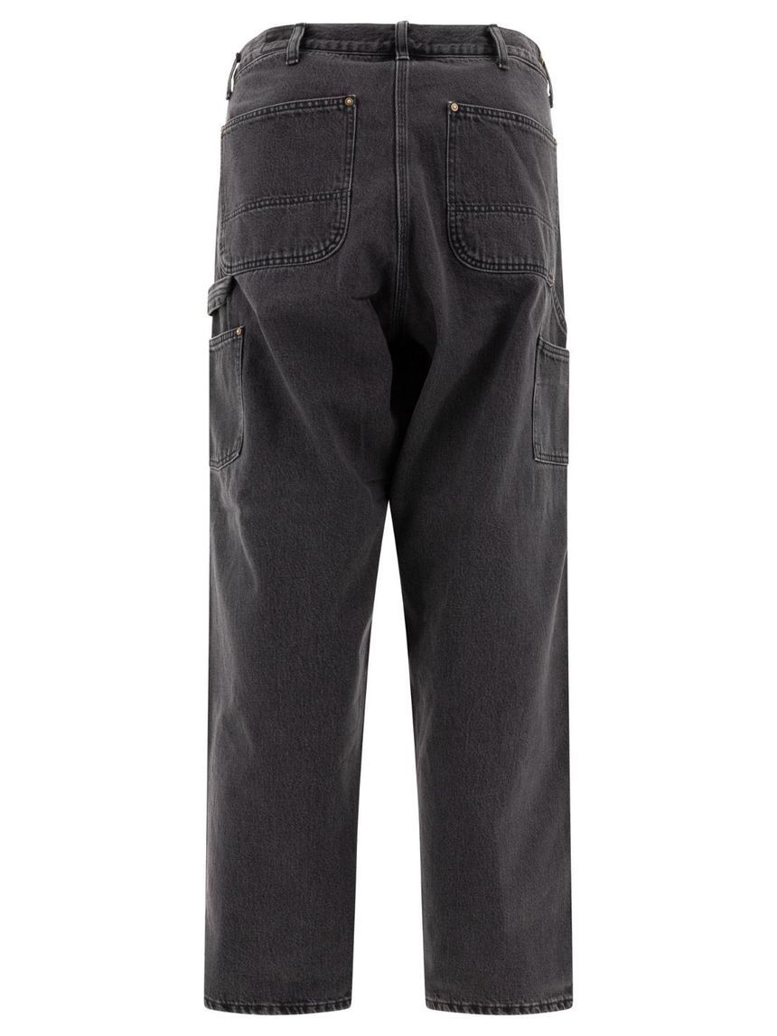 ORSLOW Dads Fit  trousers 01-5328-D61SBLACK DENIM STONE