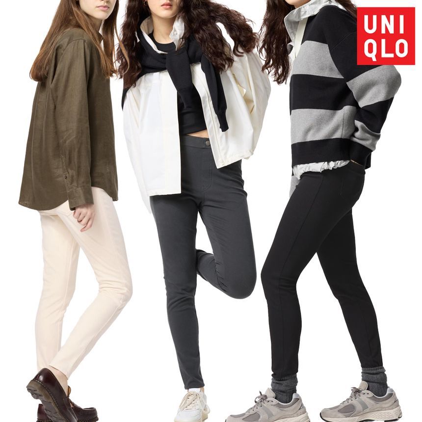 유니클로 여성 울트라 스트레치 레깅스 팬츠 빅사이즈 캐주얼 바지 3컬러 473640
