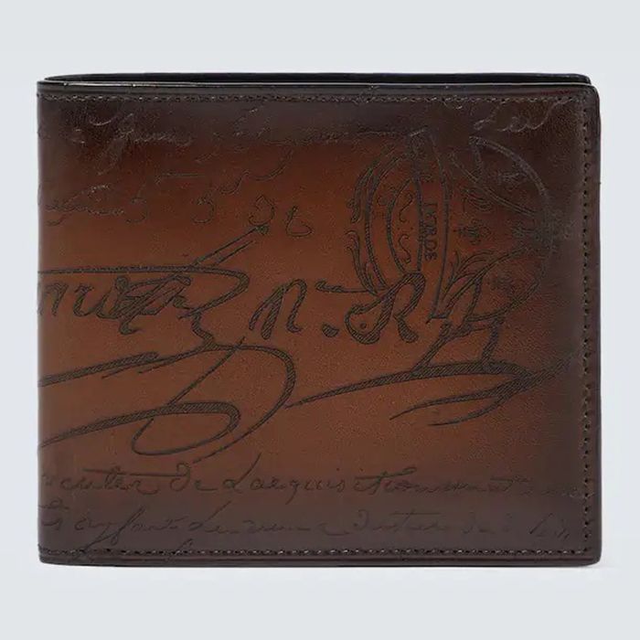 벨루티 멀티 카드 슬롯 빌 슬립 포켓 데보스드 레더 월렛 N235739