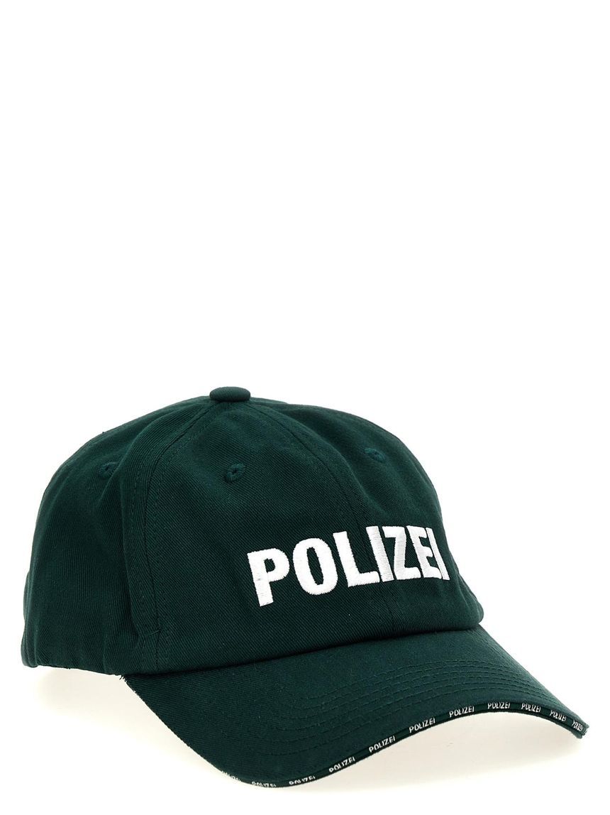 VETEMENTS 'Polizei' cap UA66CA130EGREEN