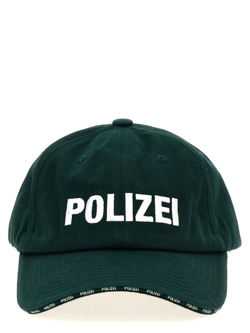 VETEMENTS 'Polizei' cap UA66CA130EGREEN