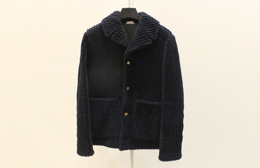 ブルゾン Thom Browne Corduroy Padded Jacket Thom Browne Corduroy Panelled Shirt Jacket | Blue | FARFETCH