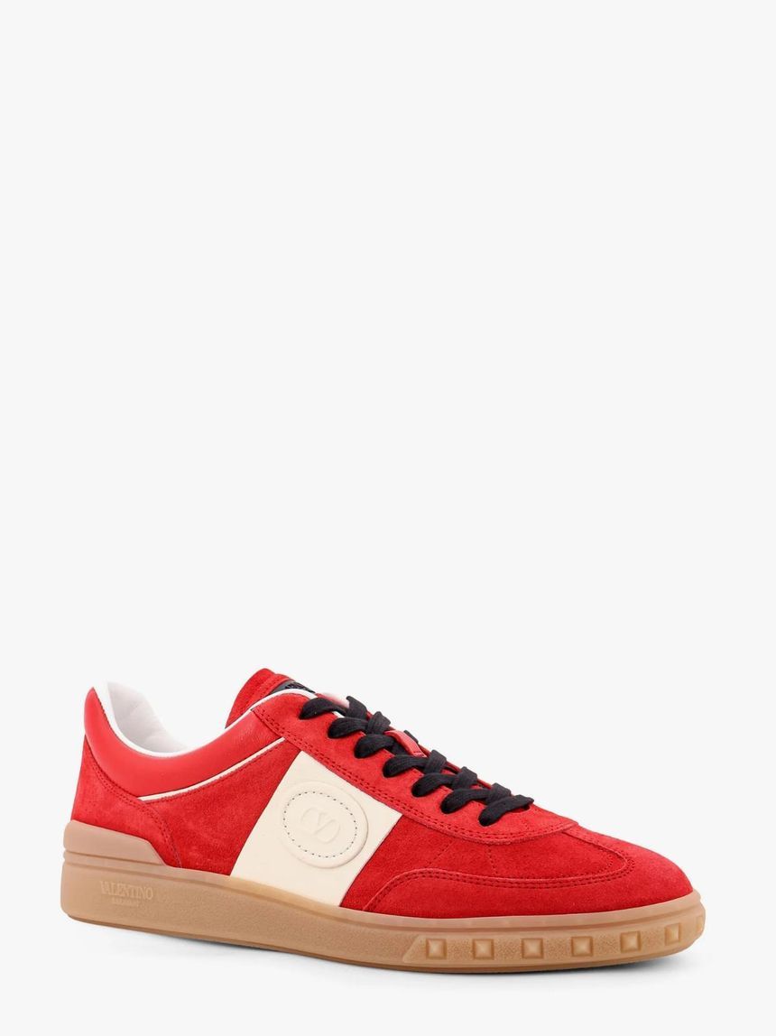 발렌티노 가라바니 Valentino garavani upvillage low top sneaker in suede and leather 6Y2S0H77LAL JP9