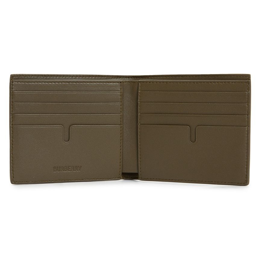 バーバリー メンズ ミニ財布 REG CC BIN 8091926 Burberry Checked Men's Bi-Fold Wallet REG CC BIN 8091926