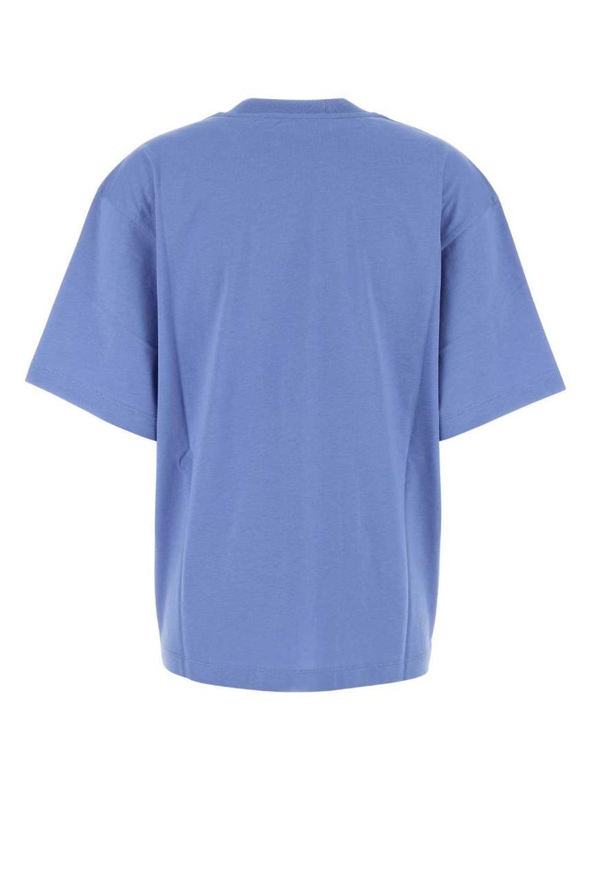 MARNI Cerulean blue cotton t-shirt THJET49P13USCX42 SLB26