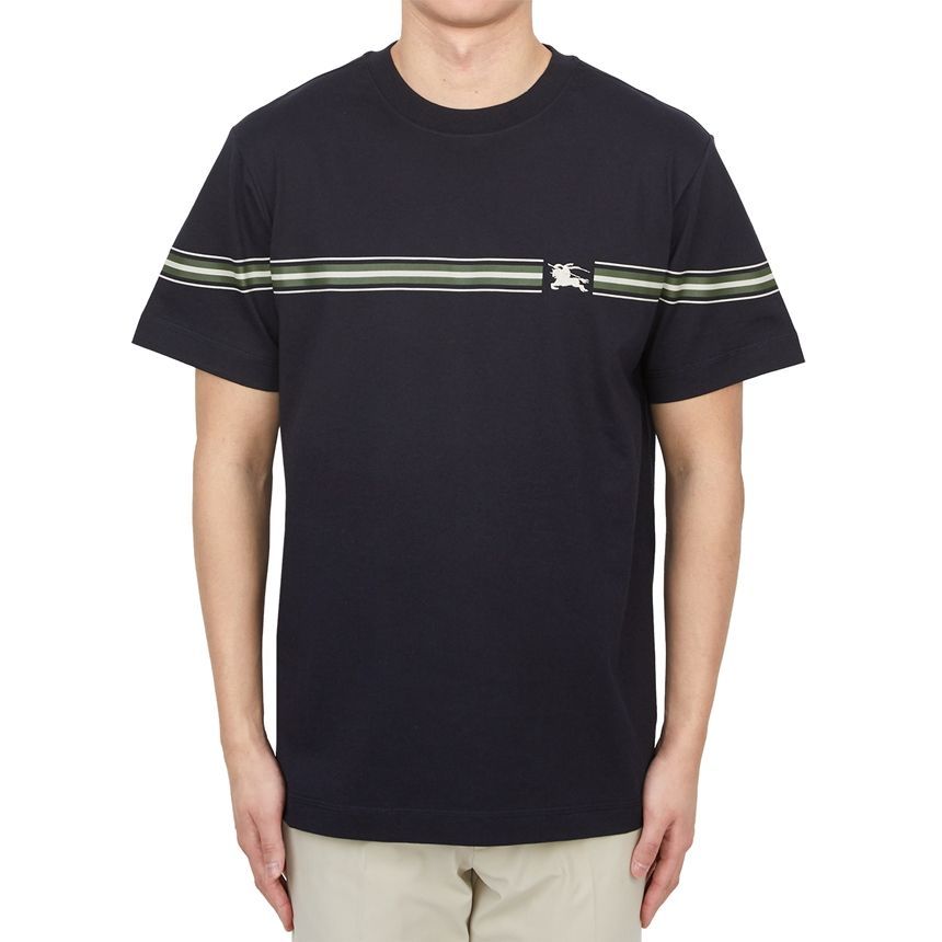 Tシャツ・カットソー Burberry Short-sleeved t-shirts Burberry Detail Collar Short Sleeve T Shirt 'Black' | eBay