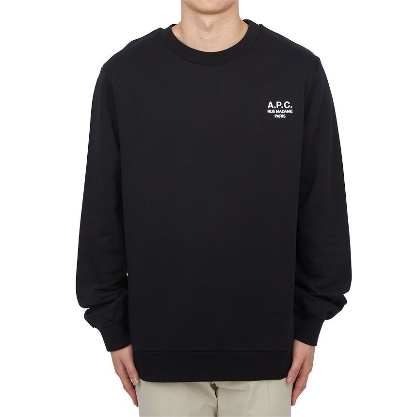 APC Fleece Sweater COHBV M27913 TZC NOIR BLANC 124118273 | eBay