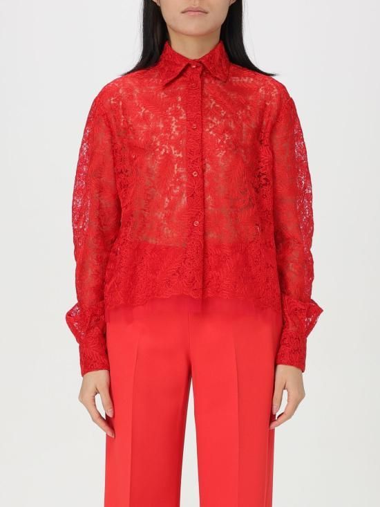 25SS 에르마노 설비노 블라우스 D462K377OEX 81763 Red
