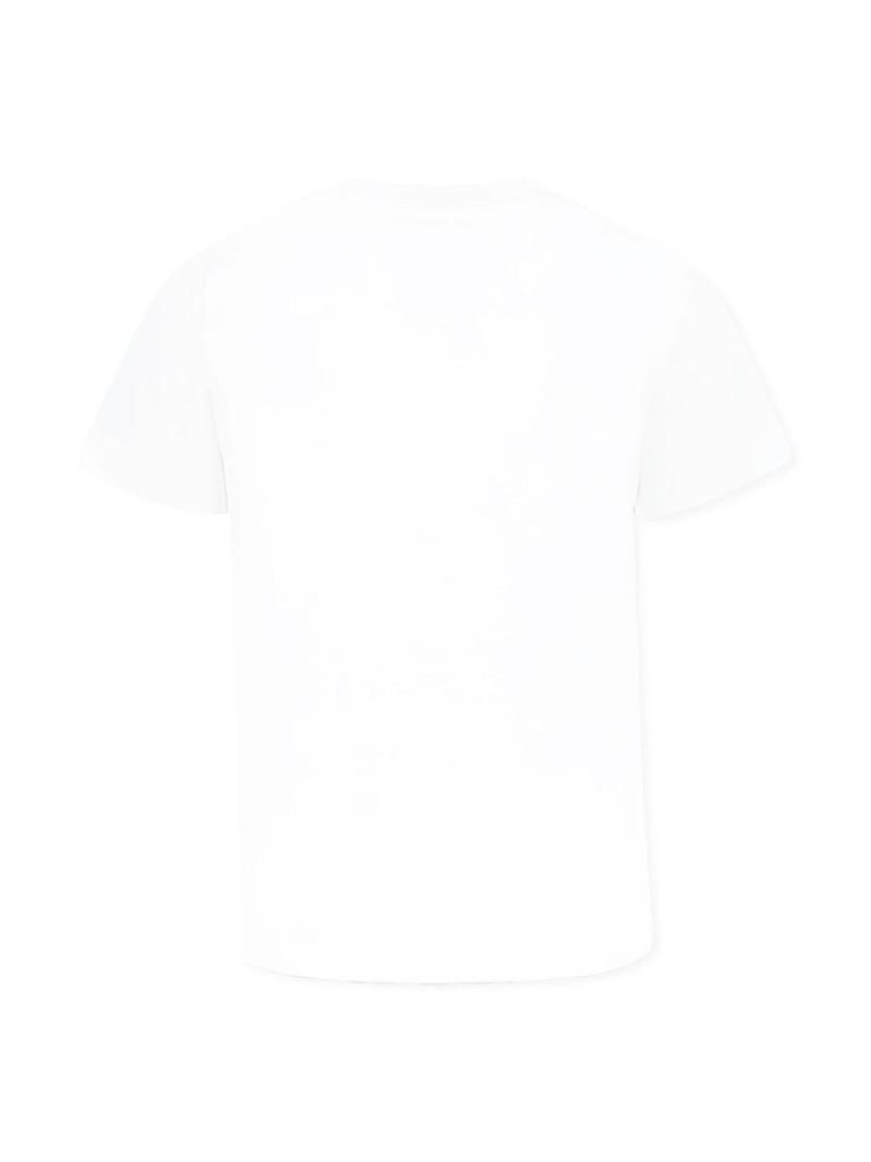 몽클레어 키즈 LOGO COTTON T SHIRT bianco 8C0001589AFV 034 BIANCO []