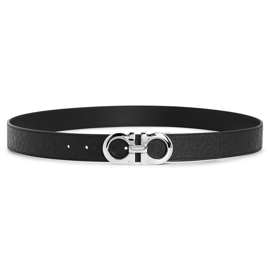 ★Ferragamo★67 5542 0724127 Salvatore Ferragamo Gancini Men's Reversible Belt 67 5542
