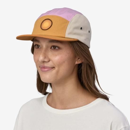 파타고니아 모자 Patagonia Graphic Maclure Hat Spirited Sun Pufferfish Gold