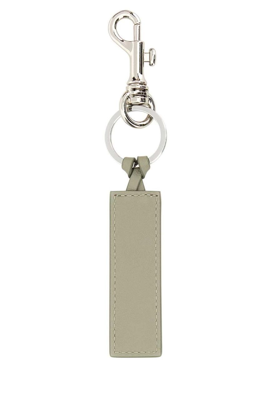 A.P.C. Dove grey leather key ring PXAWVH63108 KAW