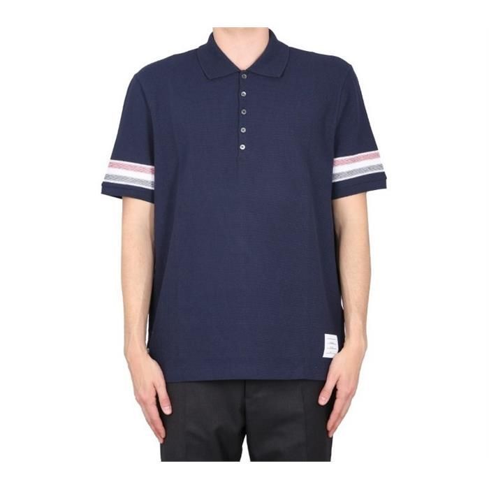 톰브라운 폴로 티셔츠 MJP169AJ0046415 Blue