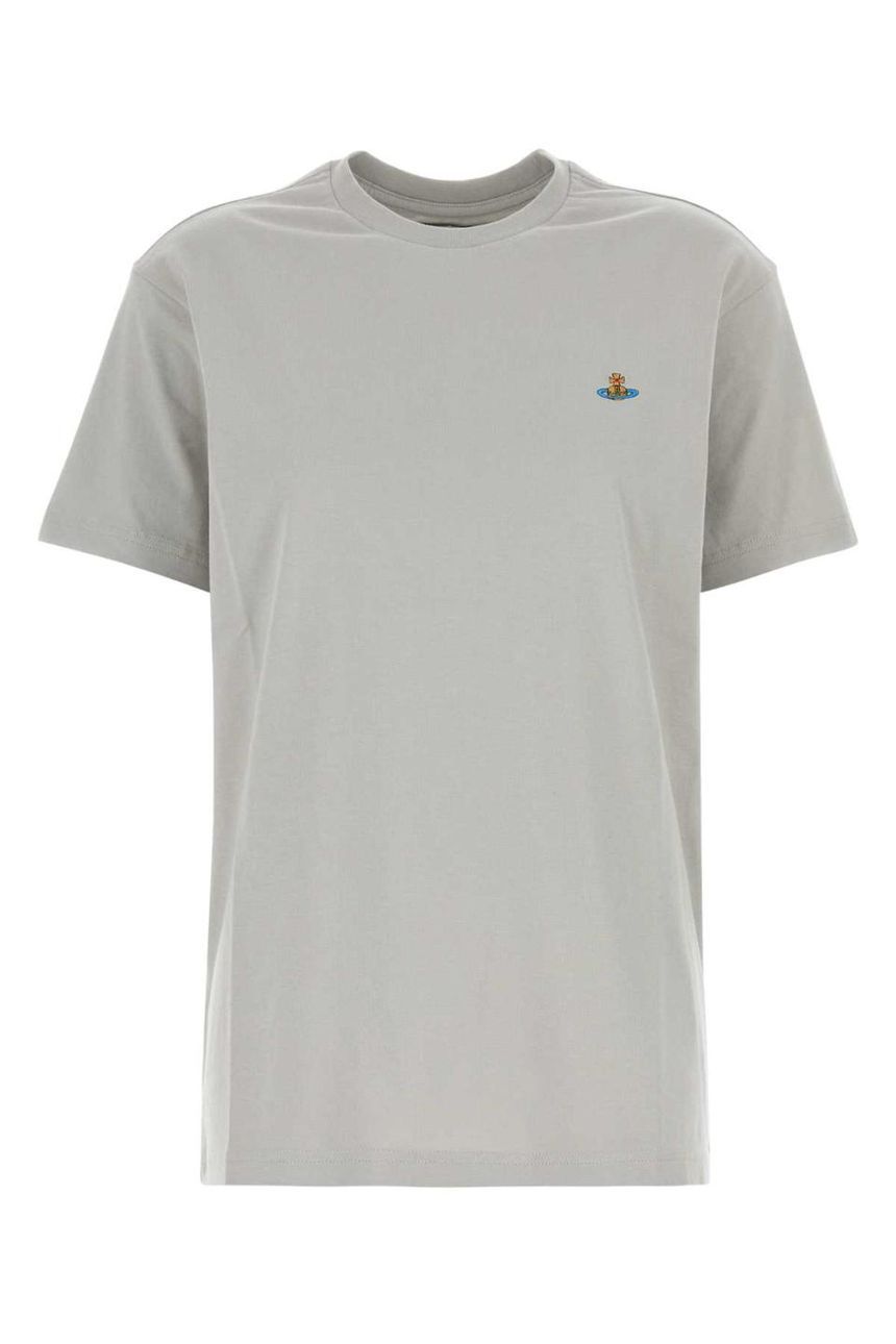 VIVIENNE WESTWOOD Grey cotton t-shirt 3G010013J001M A413