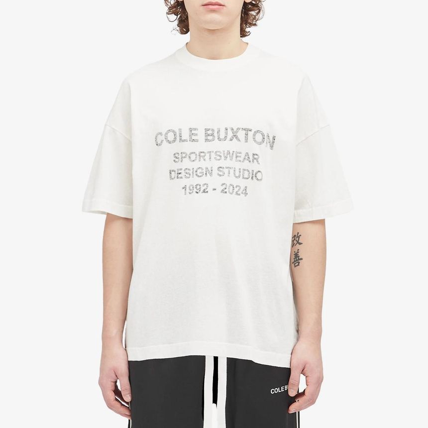 Cole Buxton Cole Buxton Inside Out Logo T Shirt AW24IOT320-101