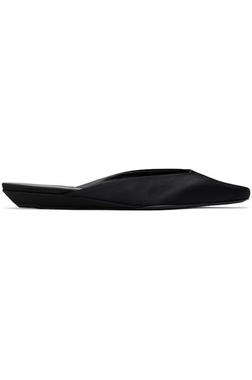 [Loulou de Saison]Black Petros Mules 251473F121001