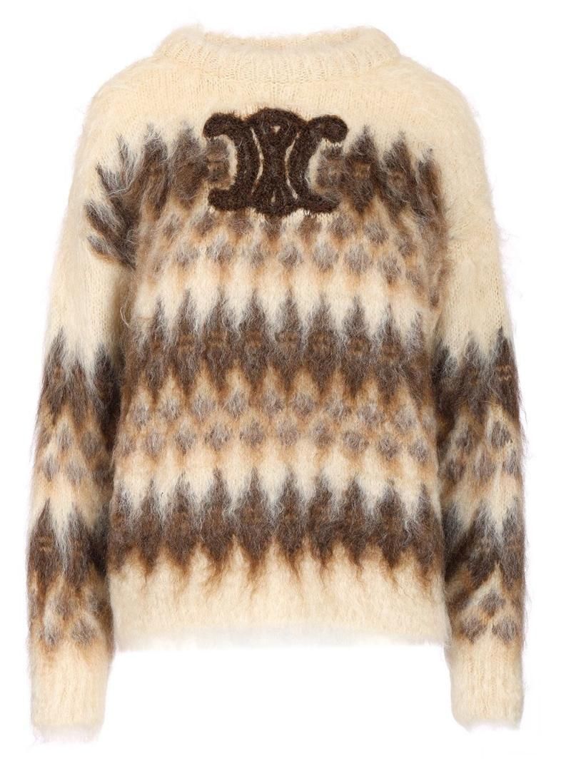 셀린느 RY03N0123FYW7 “Fair Isle” Sweater