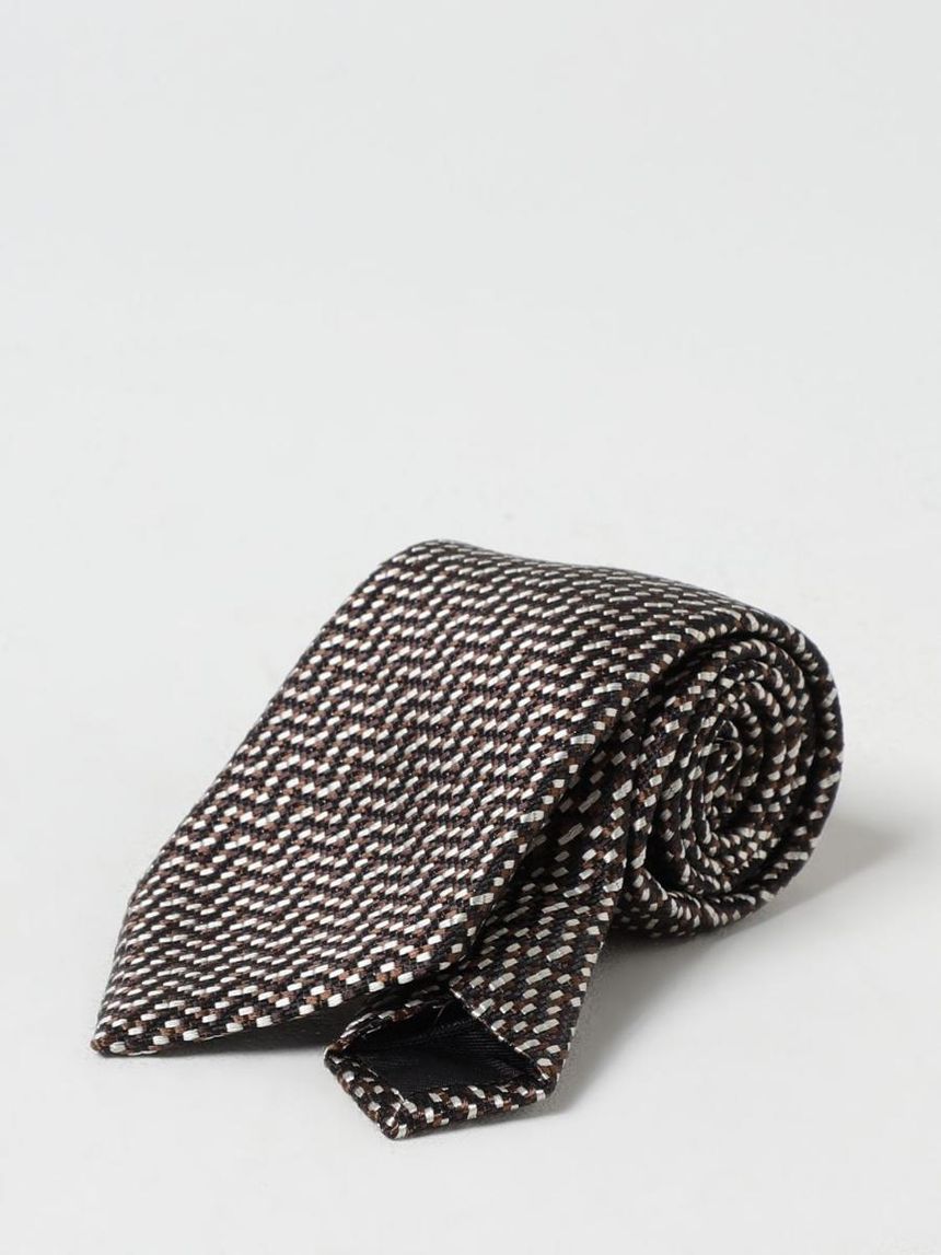 톰포드 Mens Tie Tom Ford STE001S0083 Brown ZBROW []