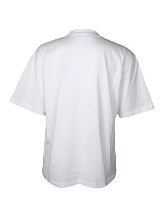 더모아레 반팔 티셔츠 THJET49P15USCX50FLW01 White