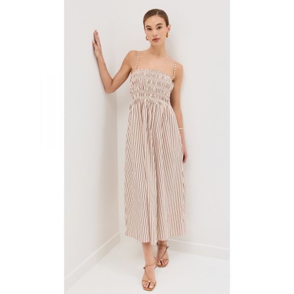 5591296 Pistola Denim Bianca Dress